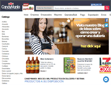 Tablet Screenshot of candymania.mx